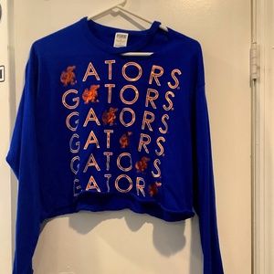 UF Gator Long Sleeve Crop Top